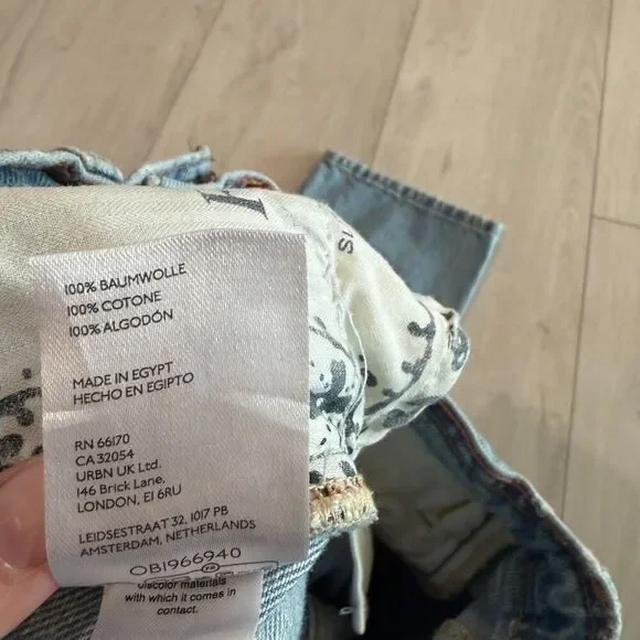 Free people slim straight women jeans size 26 - Picture 9 of 10